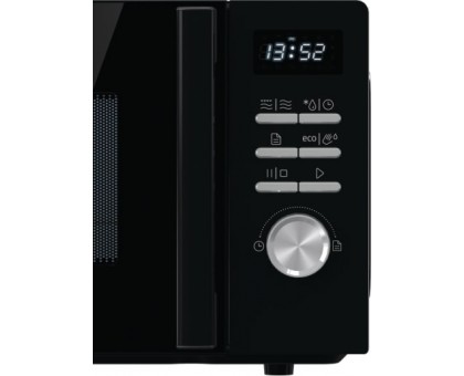 Мікрохвильова піч Gorenje, 20л, електр. керув., 800Вт, гриль, дисплей, 11 програм, чорний Мікрохвильова піч Gorenje, 20л, електр. керув., 800Вт, гриль, дисплей, 11 програм, чорний