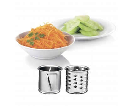 Мясорубка Moulinex, 1600Вт, 1.9кг/мин, 3 решетки, насадка для колбас, кеббе, томатов, пластик/металл, черно-серерый