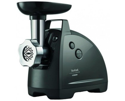М'ясорубка Tefal HVB Plus, 2000Вт, 2.6кг/хв, 3 решітки, насадка для ковбас, кеббе, томатів, 5 терок, пластик/метал, чорний