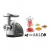 Мясорубка Tefal HV8 Successor, 2200Вт, 4.5кг/мин, 3 решетки, насадка для колбас, кеббе, 4 терки, пластик/металл, черный