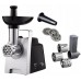 Мясорубка Tefal HV1 7in1, 1400Вт, 1.7кг/мин, 3 решетки, насадка для колбас, 3 терки, пластик, черно-серебристый