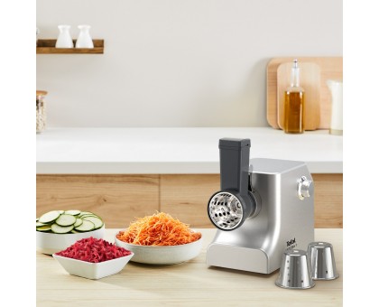 М'ясорубка Tefal HV10 8in1, 2200Вт, 5.5кг/хв, 3 решітки, насадка для ковбас, кеббе, 3 терки, метал