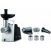 Мясорубка Tefal HV1 7in1, 1400Вт, 1.7кг/мин, 2 решетки, насадка для колбас, томатов, 3 терки, пластик, черный