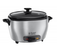 Рисоварка Russell Hobbs MaxiCook, 1000Вт, чаша-5л, електронне керув., нерж. сталь, чорний