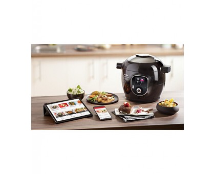 Мультиварка-скороварка Tefal Cook4me/ Connect, 1600Вт, чаша-6л, электронное управл., пластик, черный Мультиварка-скороварка Tefal Cook4me/ Connect, 1600Вт, чаша-6л, электронное управл., пластик, черный