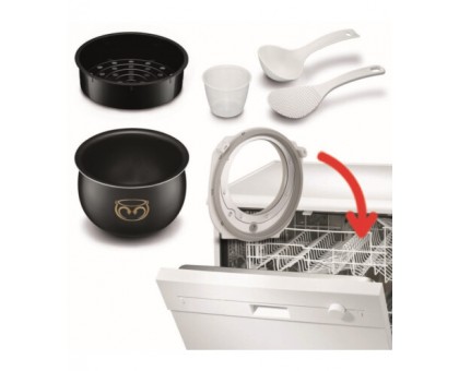 Мультиварка Tefal Fuzzy Logic, 750Вт, чаша-5л, электронное управл., пластик, серый Мультиварка Tefal Fuzzy Logic, 750Вт, чаша-5л, электронное управл., пластик, серый