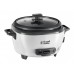 Рисоварка Russell Hobbs Medium, 300Вт, чаша-1.4л, механическое управл., съемная крышка, нерж. сталь, черно-белый