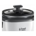 Рисоварка Russell Hobbs Medium, 300Вт, чаша-1.4л, механическое управл., съемная крышка, нерж. сталь, черно-белый