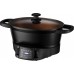 Мультиварка Russell Hobbs GoodToGo, 1000Вт, чаша-6.5л, электронное управл., съемная крышка, керамика, черный