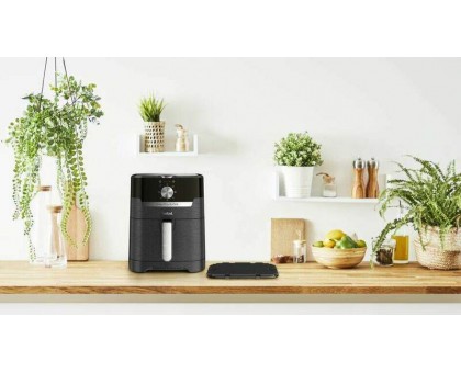 Мультипіч Tefal AirFry&Grill, 1550Вт, чаша-4.2л, електронне керув., пластик, чорний Мультипіч Tefal AirFry&Grill, 1550Вт, чаша-4.2л, електронне керув., пластик, чорний