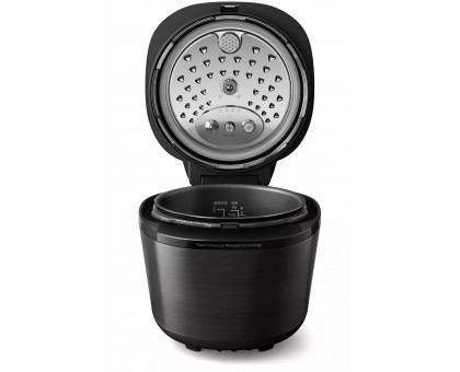 Мультиварка-скороварка Philips All-in-One Cooker, 1000Вт, чаша-5л, электронное управл., пластик, черный Мультиварка-скороварка Philips All-in-One Cooker, 1000Вт, чаша-5л, электронное управл., пластик, черный