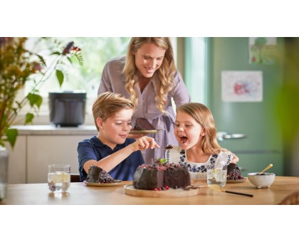 Мультиварка-скороварка Philips All-in-One Cooker, 1000Вт, чаша-5л, электронное управл., пластик, черный Мультиварка-скороварка Philips All-in-One Cooker, 1000Вт, чаша-5л, электронное управл., пластик, черный