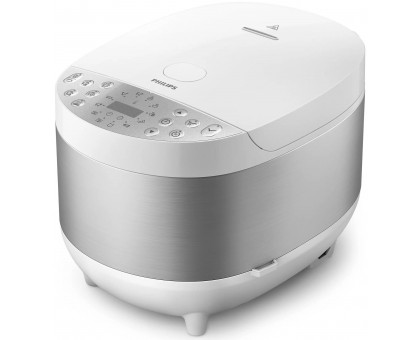 Мультиварка Philips All-in-One, 980Вт, чаша-5л, электронное управл., пластик, белый