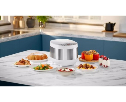 Мультиварка Philips All-in-One, 980Вт, чаша-5л, электронное управл., пластик, белый