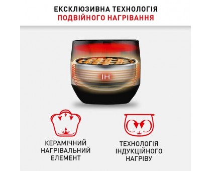 Мультиварка Tefal Multicook&Bake IH, 1500Вт, чаша-5л, електронне керув., метал/пластик, чорний Мультиварка Tefal Multicook&Bake IH, 1500Вт, чаша-5л, електронне керув., метал/пластик, чорний