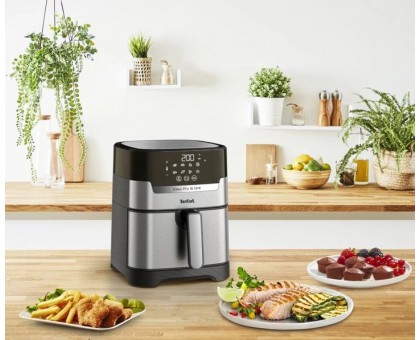Мультипечь Tefal EasyFry&Grill Precision, 1550Вт, чаша-4.2л, сенсорное, пластик, серый Мультипечь Tefal EasyFry&Grill Precision, 1550Вт, чаша-4.2л, сенсорное, пластик, серый