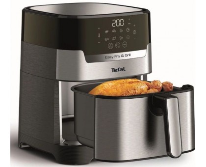 Мультипечь Tefal EasyFry&Grill Precision, 1550Вт, чаша-4.2л, сенсорное, пластик, серый Мультипечь Tefal EasyFry&Grill Precision, 1550Вт, чаша-4.2л, сенсорное, пластик, серый