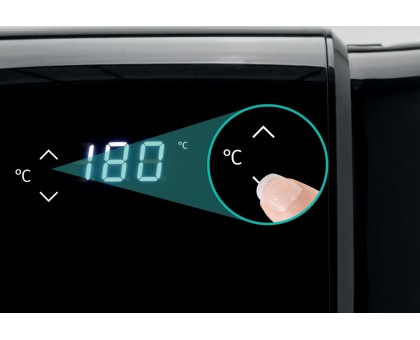 Мультипечь Gorenje, 1700Вт, чаша-5л, электронное управл., нерж. сталь, черный