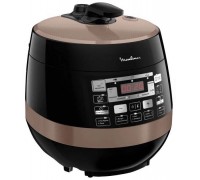 Мультиварка-скороварка Moulinex Quickchef, 1000Вт, чаша-5л, сенсорное управл., пластик, черный