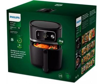 Мультипечь Philips Combi XXL Connected, 2200Вт, чаша-8.3л, сенсорное управл., пластик, черный Мультипечь Philips Combi XXL Connected, 2200Вт, чаша-8.3л, сенсорное управл., пластик, черный