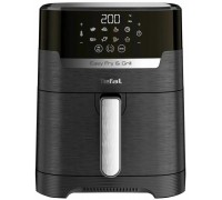Мультипіч Tefal EasyFry&Grill Precision, 1550Вт, чаша-4.2л, сенсорне керув., 8 програм, гриль, пластик, чорний