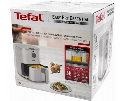 Мультипечь Tefal Easy Fry Essential, 1430Вт, чаша-3.5л, механическое управл., пластик, белый Мультипечь Tefal Easy Fry Essential, 1430Вт, чаша-3.5л, механическое управл., пластик, белый