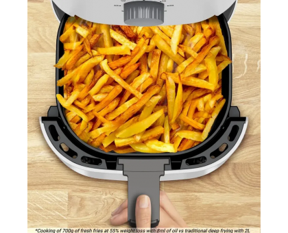Мультипечь Tefal Easy Fry Essential, 1430Вт, чаша-3.5л, механическое управл., пластик, белый Мультипечь Tefal Easy Fry Essential, 1430Вт, чаша-3.5л, механическое управл., пластик, белый