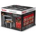 Мультипіч Tefal Dual EasyFry&Grill AirFryer, 2700Вт, чаша-5.2+3.1л, сенсорне керув., 2 чаши, гриль, пластик, чорний