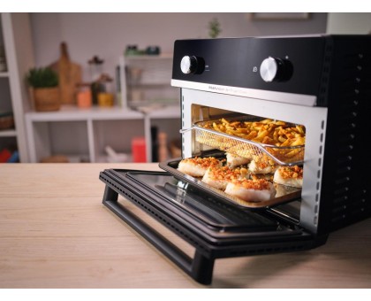 Мультипечь Tefal EasyFry Oven Multifunctional, 1800Вт, механ. управл., пластик, черный Мультипечь Tefal EasyFry Oven Multifunctional, 1800Вт, механ. управл., пластик, черный