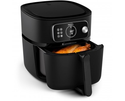 Мультипечь Philips Ovi Combi Connected, 2200Вт, чаша-8.3л, механическое управл., 22 авто. программ, пластик, чорний Мультипечь Philips Ovi Combi Connected, 2200Вт, чаша-8.3л, механическое управл., 22 авто. программ, пластик, чорний