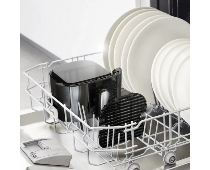Мультипечь Tefal Easy Fry&Grill Vision Window, 1550Вт, чаша-4.2л, сенсорное управл., с окошком, пластик, черный
