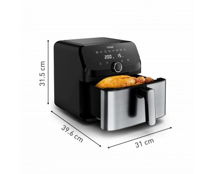 Мультипечь Tefal Easy Fry Mega, 1700Вт, чаша-7.5л, сенсорное управл., 8 программ, пластик, черный Мультипечь Tefal Easy Fry Mega, 1700Вт, чаша-7.5л, сенсорное управл., 8 программ, пластик, черный