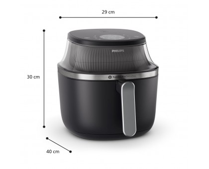 Мультипечь Philips Ovi Series 3000 1400Вт, чаша-4.2л, сенсорное управл., 6 авто. программ, пластик, чорний Мультипечь Philips Ovi Series 3000 1400Вт, чаша-4.2л, сенсорное управл., 6 авто. программ, пластик, чорний