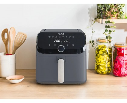Мультипечь Tefal Easy Fry Mega, 1700Вт, чаша-7.5л, сенсорное управл., 8 программ, пластик, темно-серый