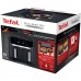 Мультипечь Tefal Dual Easy Fry XXL, 2700Вт, чаша-6.5+4.5л, сенсорное управл., 2 чаши, гриль, пластик, черный
