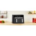 Мультипечь Tefal Dual Easy Fry XXL, 2700Вт, чаша-6.5+4.5л, сенсорное управл., 2 чаши, гриль, пластик, черный