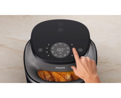 Мультипечь Philips Ovi Series 3000, 1700Вт, чаша-6.2л, сенсорное управл., 12 авто. программ, пластик, чорний Мультипечь Philips Ovi Series 3000, 1700Вт, чаша-6.2л, сенсорное управл., 12 авто. программ, пластик, чорний