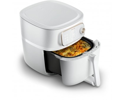 Мультипечь Philips Combi XXL Connected 2200Вт, чаша-8.3л, сенсорное управл., 22 авто. программ, пластик, белый