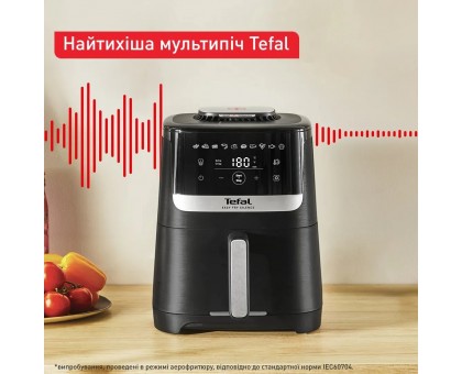 Мультипечь Tefal Easy Fry Silence, 1670Вт, чаша-5л, сенсорное управл., пластик, черный Мультипечь Tefal Easy Fry Silence, 1670Вт, чаша-5л, сенсорное управл., пластик, черный