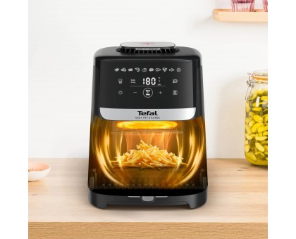 Мультипечь Tefal Easy Fry Silence, 1670Вт, чаша-5л, сенсорное управл., пластик, черный Мультипечь Tefal Easy Fry Silence, 1670Вт, чаша-5л, сенсорное управл., пластик, черный