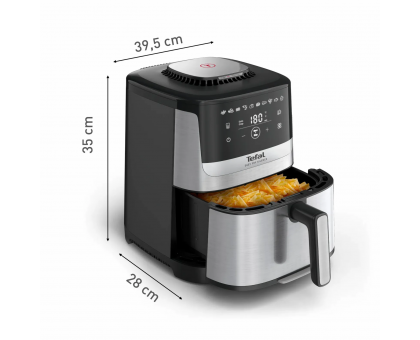 Мультипечь Tefal Easy Fry Silence, 1670Вт, чаша-5л, сенсорное управл., пластик, нерж. сталь, черный Мультипечь Tefal Easy Fry Silence, 1670Вт, чаша-5л, сенсорное управл., пластик, нерж. сталь, черный