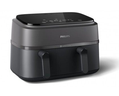 Мультипечь Philips Ovi Dual Series 3000 2750Вт, чаша-6+3л, сенсорное управл., 2 контейнера, 8 авто. программ, пластик, чорний Мультипечь Philips Ovi Dual Series 3000 2750Вт, чаша-6+3л, сенсорное управл., 2 контейнера, 8 авто. программ, пластик, чорний