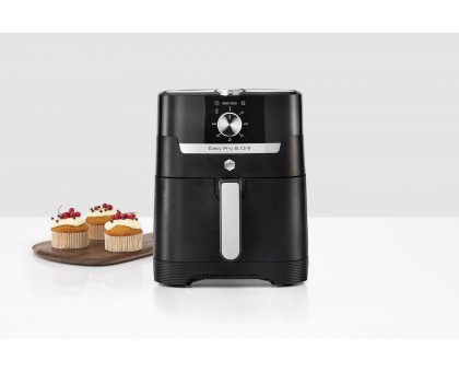 Мультипіч OBH Nordica EasyFry&Grill, 1550Вт, чаша-4.2л, механічне керув., від 40°C до 200°C, пластик, чорний