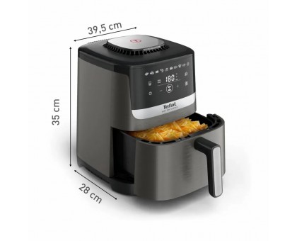 Мультипечь Tefal Easy Fry Silence, 1670Вт, чаша-5л, сенсорное управл., пластик, нерж. сталь, черный