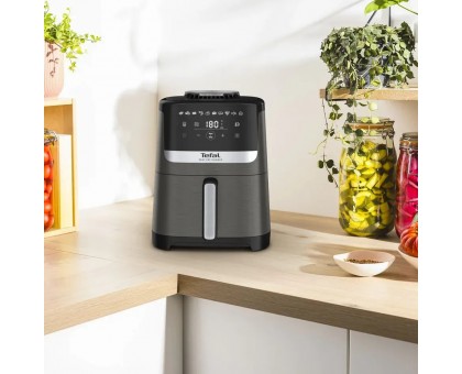 Мультипечь Tefal Easy Fry Silence, 1670Вт, чаша-5л, сенсорное управл., пластик, нерж. сталь, черный