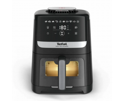 Мультипіч Tefal Easy Fry Silence Vision, 1670Вт, чаша-5л, сенсорне керув., 10 програм, з віконцем, пластик, чорний Мультипіч Tefal Easy Fry Silence Vision, 1670Вт, чаша-5л, сенсорне керув., 10 програм, з віконцем, пластик, чорний