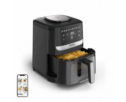 Мультипіч Tefal Easy Fry Silence Vision, 1670Вт, чаша-5л, сенсорне керув., 10 програм, з віконцем, пластик, чорний Мультипіч Tefal Easy Fry Silence Vision, 1670Вт, чаша-5л, сенсорне керув., 10 програм, з віконцем, пластик, чорний