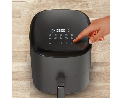 Мультипіч Tefal Easy Fry Max, 1500Вт, чаша-5л, сенсорне керув., 10 програм, пластик, темно-сірий Мультипіч Tefal Easy Fry Max, 1500Вт, чаша-5л, сенсорне керув., 10 програм, пластик, темно-сірий