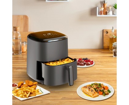 Мультипіч Tefal Easy Fry Max, 1500Вт, чаша-5л, сенсорне керув., 10 програм, пластик, темно-сірий Мультипіч Tefal Easy Fry Max, 1500Вт, чаша-5л, сенсорне керув., 10 програм, пластик, темно-сірий