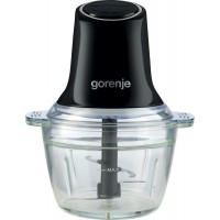 Подрібнювач Gorenje, 500Вт, чаша-1000мл, скло, чорний